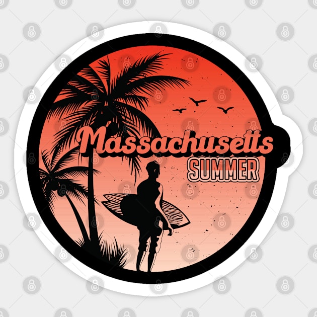 Massachusetts summer fun Sticker by NeedsFulfilled